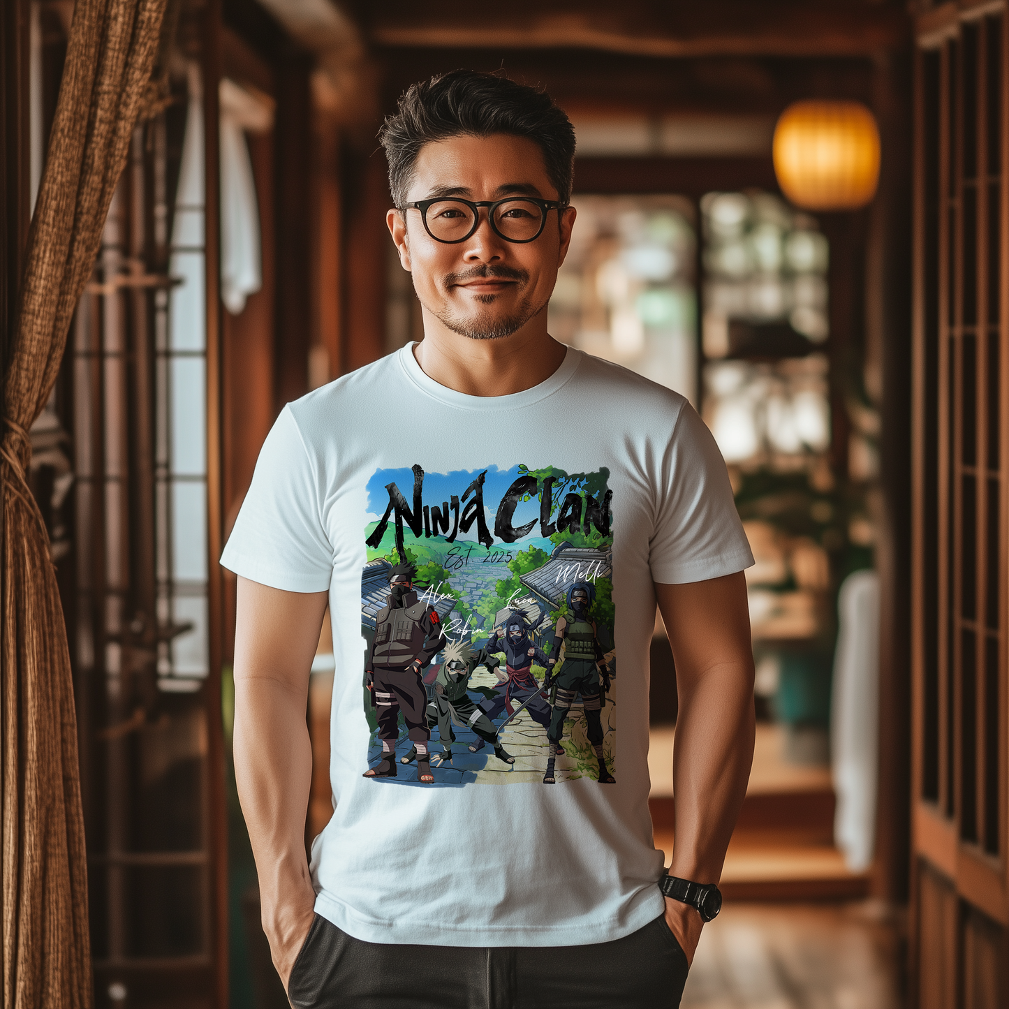 Ninja Clan Anime Papa Shirt