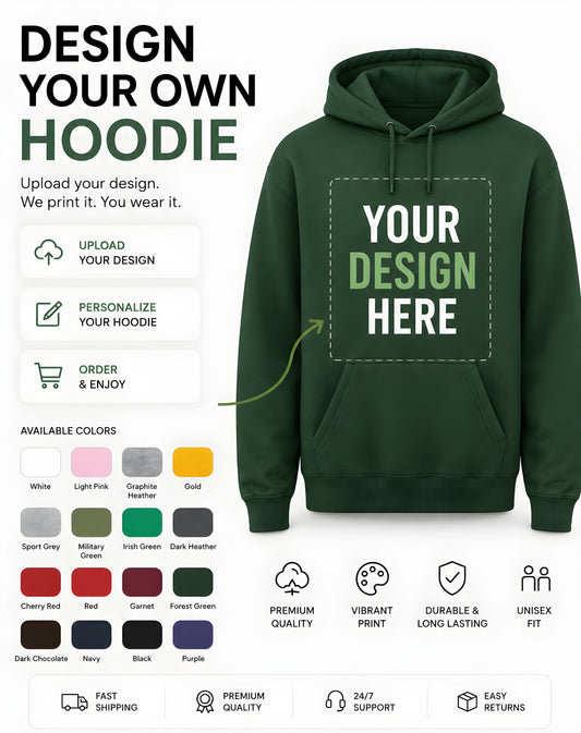 Hoodie zum selber gestalten