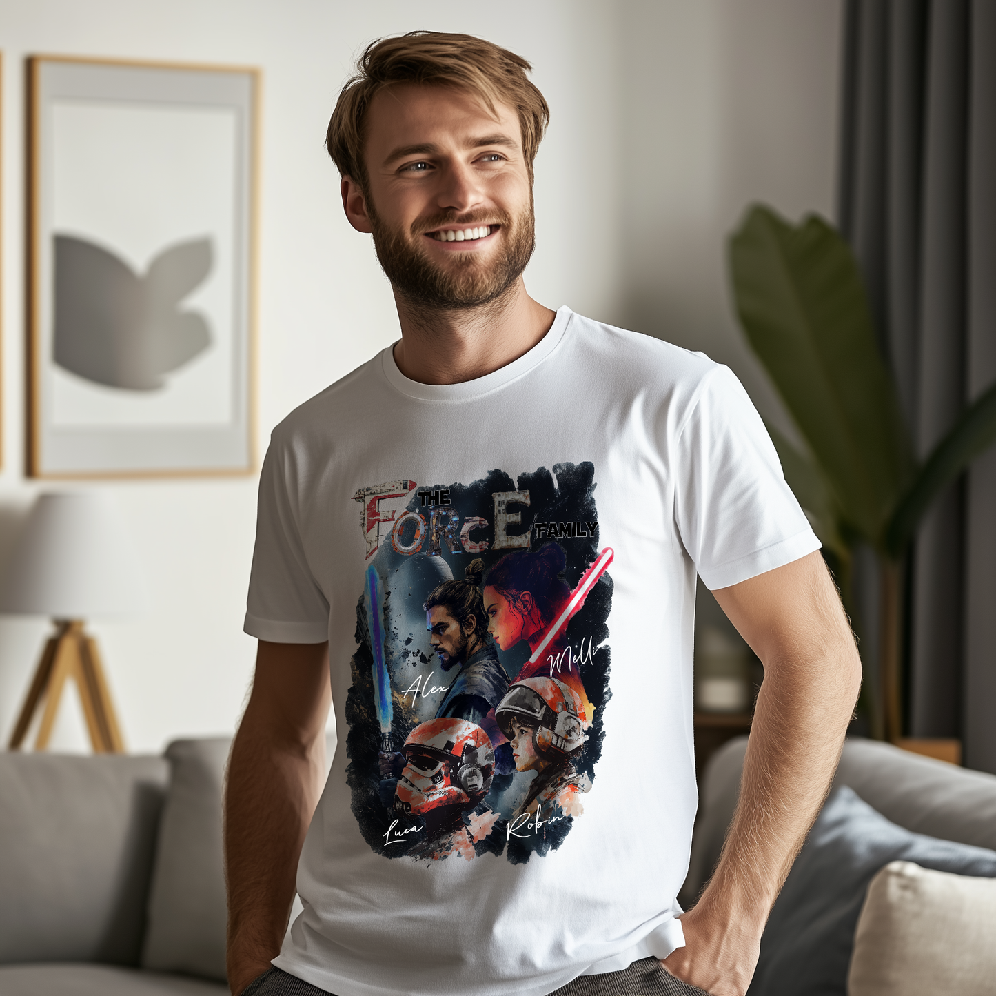 The Force Family Papa Tshirt