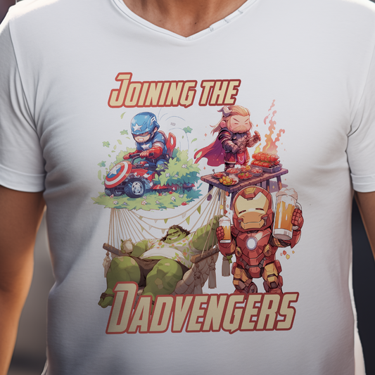 Joining the Dadvengers - das must have TShirt für alle werdenden Väter