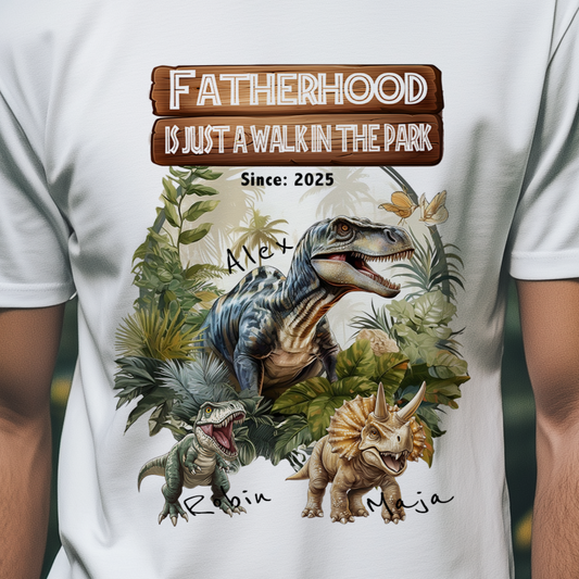 Fatherhood is just a walk in the Park T-Shirt