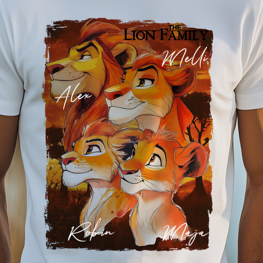 Löwen Papa T-Shirt