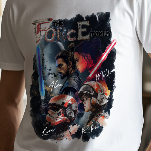 The Force Family Papa Tshirt