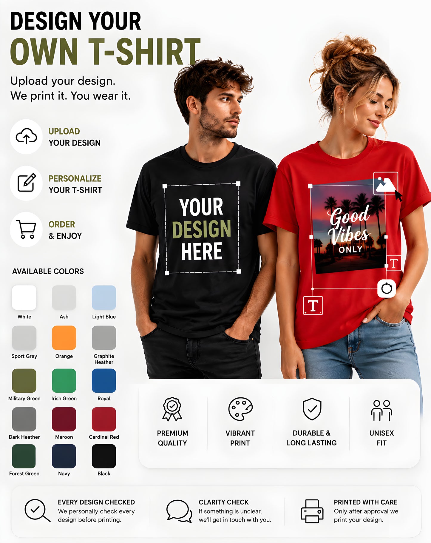 T Shirt zum selber gestalten
